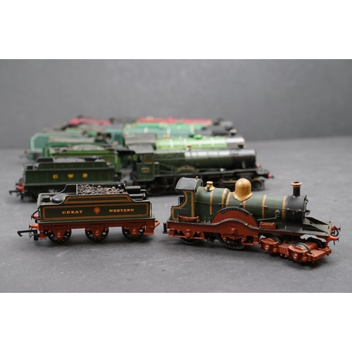 44 - 10 OO gauge locomotives with tender to include Triang Princess Elizabeth, Mainline Hinton Manor, Tri... 