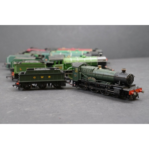 44 - 10 OO gauge locomotives with tender to include Triang Princess Elizabeth, Mainline Hinton Manor, Tri... 