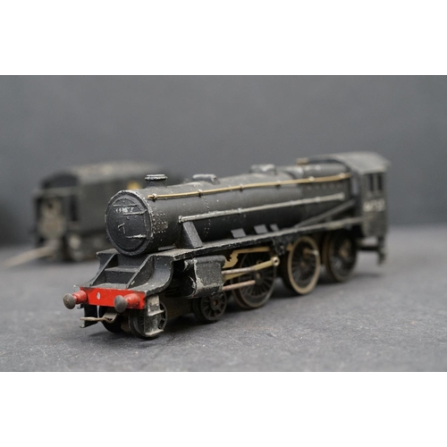 46 - Seven OO gauge built diecast locomotives to include Plymouth, Sir Urre of the Mount etc, condition v... 