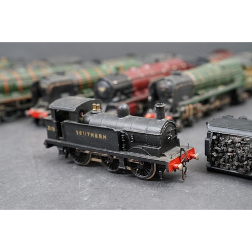 49 - Nine Hornby Dublo locomotives to include Barnstable, Duchess of Atholl, Duchess of Montrose, Corfe C... 