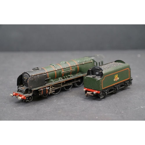 49 - Nine Hornby Dublo locomotives to include Barnstable, Duchess of Atholl, Duchess of Montrose, Corfe C... 