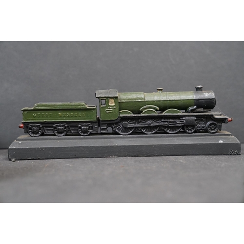 50 - Nine OO gauge built diecast locomotives in various condition plus a quantity of spare and repair par... 