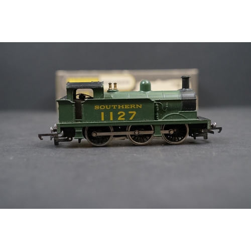 55 - Three boxed Wrenn OO gauge locomotives to include W2205 0-6-0 Tank Black BR, W2207 0-6-0 Tank SR and... 