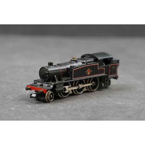 6 - Three boxed Graham Farish N gauge locomotives to include 1606 Prairie Tank BR (Black), 1104 9400 Cla... 