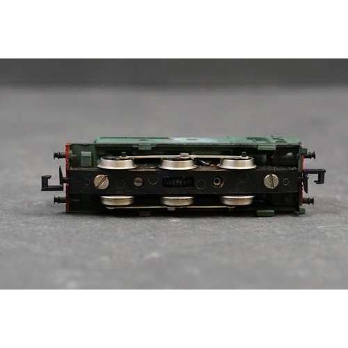 6 - Three boxed Graham Farish N gauge locomotives to include 1606 Prairie Tank BR (Black), 1104 9400 Cla... 