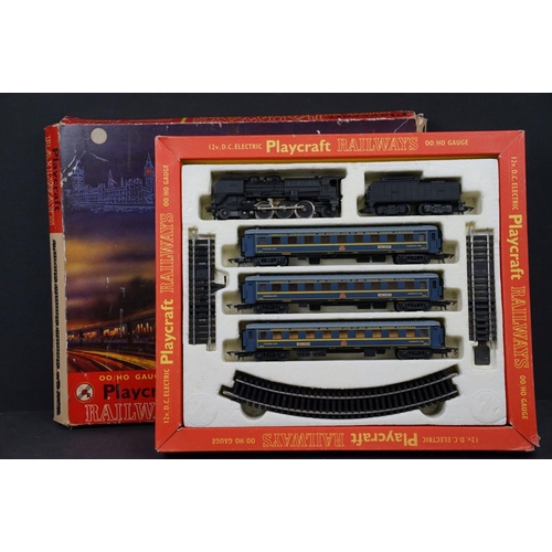 65 - Boxed OO/HO gauge Playcraft PR1460 London - Paris Night Ferry electric train set complete with locom... 