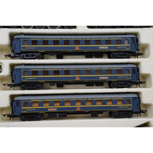 65 - Boxed OO/HO gauge Playcraft PR1460 London - Paris Night Ferry electric train set complete with locom... 