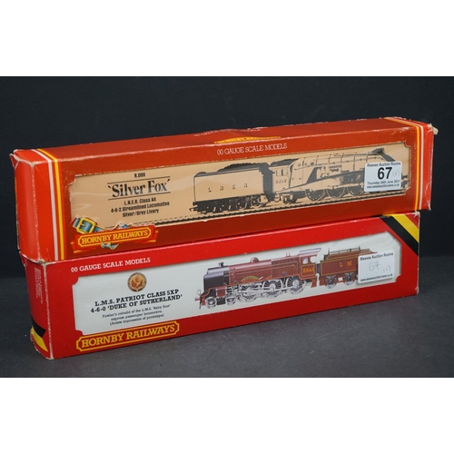 67 - Two boxed Hornby OO gauge locomotives to include R357 LMS 4-6-0 Patriot Loco and R099 LNER A4 Class ... 