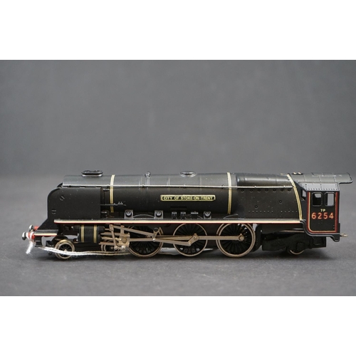 71 - Boxed Wrenn OO gauge W2227 4-6-2 City of Stoke on Trent LMS locomotive in black livery, with origina... 