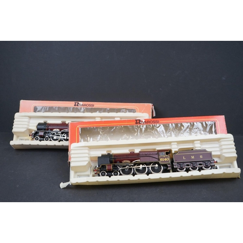 74 - Two boxed Rivarossi HO gauge locomotives to include 1350 Hector and 1348 Royal Scot, tatty boxes