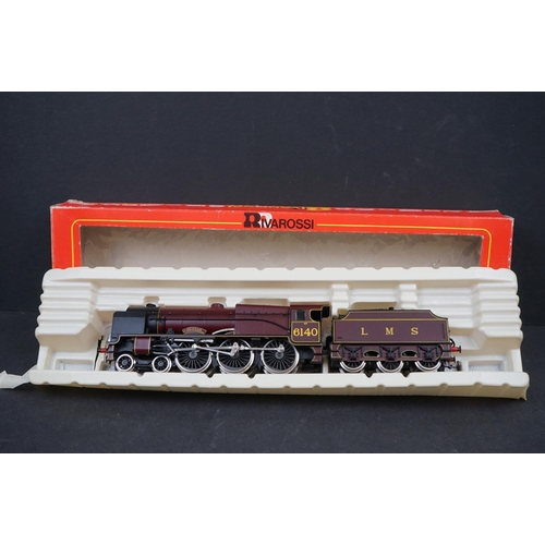 74 - Two boxed Rivarossi HO gauge locomotives to include 1350 Hector and 1348 Royal Scot, tatty boxes