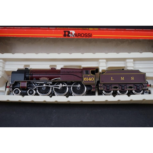 74 - Two boxed Rivarossi HO gauge locomotives to include 1350 Hector and 1348 Royal Scot, tatty boxes