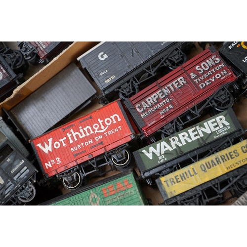 77 - Around 100 OO gauge items of rolling stock to include Mainline, kit built, CooperCraft, Hornby etc, ... 