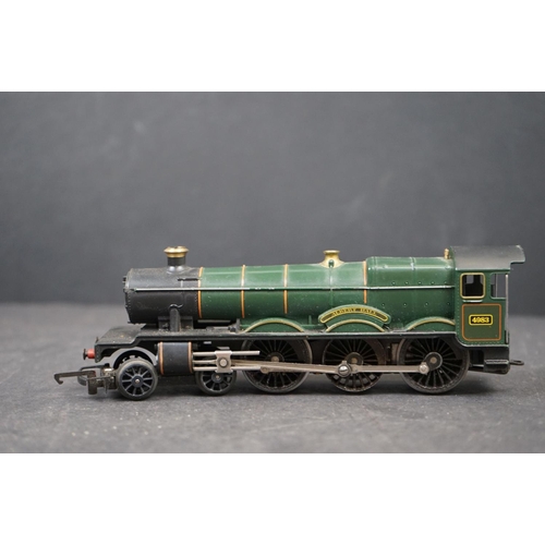 91 - Three OO gauge locomotives to include diecast Wrenn Cardiff Castle 4-6-0 with tender, Mainline JOEM ... 