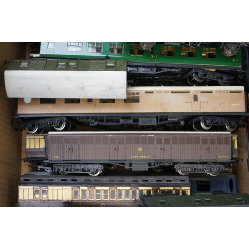 94 - Around 35 OO gauge items of rolling stock to include kit built, Triang, Ratio etc