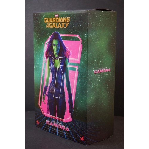 1003 - Boxed Hot Toys Movie Masterpiece Marvel 1/6 scale Guardians of the Galaxy Gamora figure, complete an... 