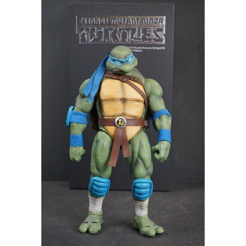 1009 - Boxed Dreamex Nickelodeon 1/6 Teenage Mutant Ninja Turtles Leonardo figure, complete and excellent