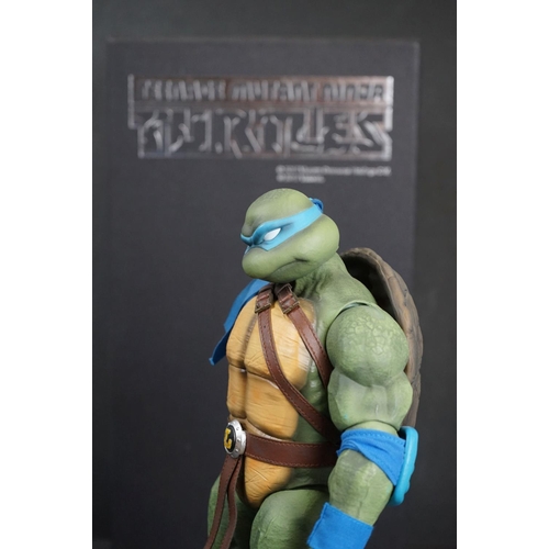 1009 - Boxed Dreamex Nickelodeon 1/6 Teenage Mutant Ninja Turtles Leonardo figure, complete and excellent