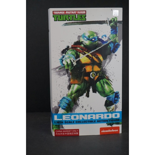 1009 - Boxed Dreamex Nickelodeon 1/6 Teenage Mutant Ninja Turtles Leonardo figure, complete and excellent