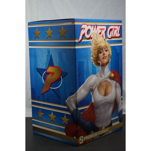 1022 - Boxed Sideshow Collectibles Limited Edition DC Comics Power Girl Premium Format Figure, numbered 837... 