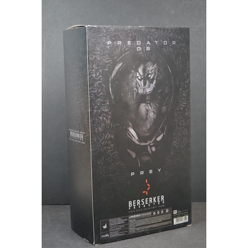 1024 - Boxed Hot Toys Movie Masterpiece 1/6 Predators Berserker Predator figure, appearing complete and exc... 