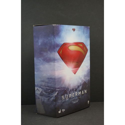 1026 - Boxed Hot Toys Movie Masterpiece DC Direct 1/6 MMS200 Collectors Edition Superman Man of Steel figur... 