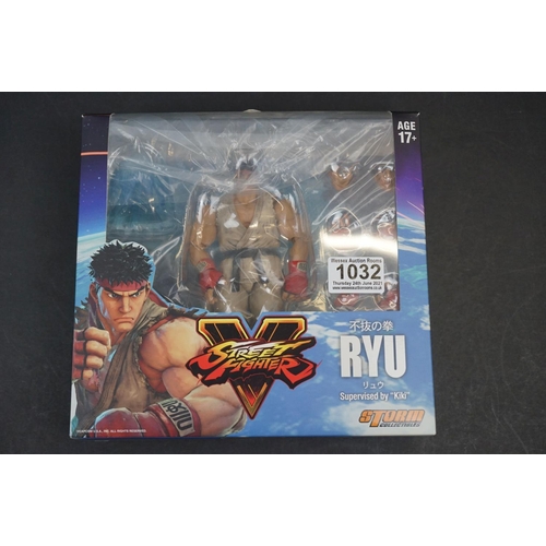 1032 - Boxed Storm Collectables Street Fighter V Ryu figure, complete and excellent