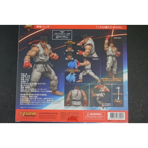 1032 - Boxed Storm Collectables Street Fighter V Ryu figure, complete and excellent