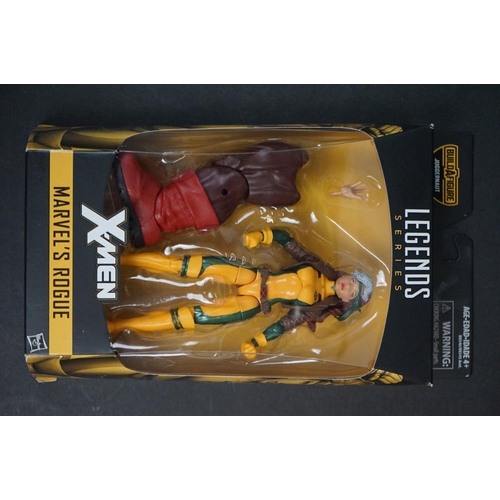 1034 - 5 x Boxed Hasbro Marvel Legends Series X-Men action figures to include Iceman, Marvel's Rogue, Marve... 