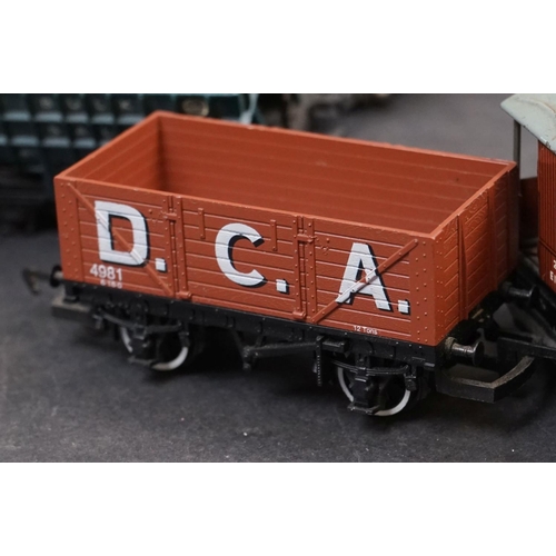 108 - 26 OO gauge items of rolling stock, featuring wagons, vans and tankers, featuring Hornby, Triang etc