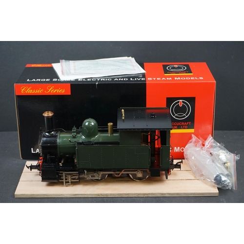 121 - Boxed Accucraft UK Ltd Classic Series G scale W 
& L Countess live steam 0-6-0 locomotive, unused an... 