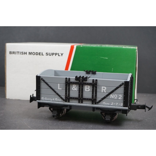 129 - Two boxed BMS Accucraft UK Ltd Large scale items of rolling stock to include #3 R19-2C L&BR Grey and... 