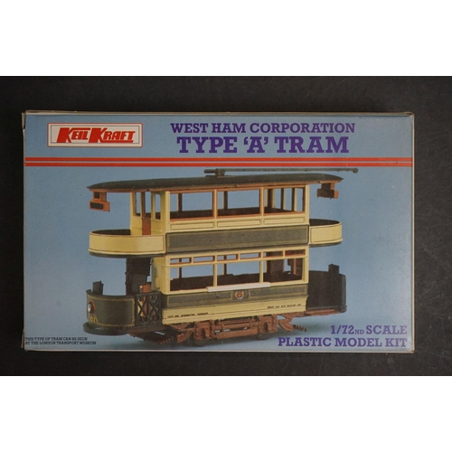 150 - 19 Boxed and unbuilt N gauge plastic model kits to include Ratio, Faller, KeilKraft, and Pola, unche... 