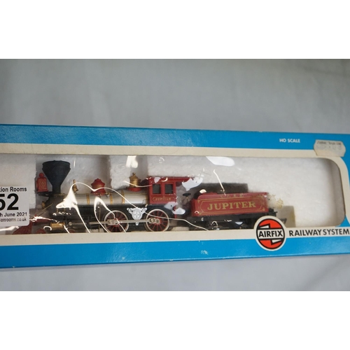 152 - Boxed Airfix OO gauge 54170-5 Central Pacific Jupiter 4-4-0 Locomotive with tender plus 2 x boxed it... 