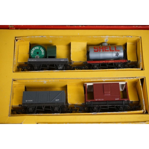 156 - Quantity of boxed Triang OO gauge model railway to include Complete Station Set, REX train set with ... 