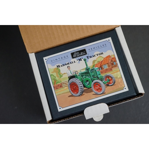 247 - Five boxed Britains farm models to include 08735 Land Rover Series I, 00172 Marshall M Tractor, 0871... 