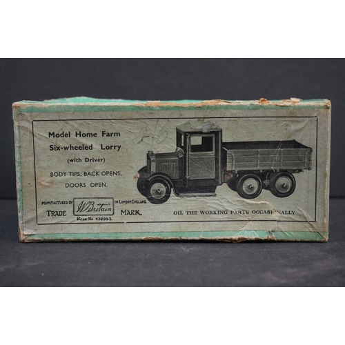 251 - Three boxed Britains farm diecast vehicles to include No 60F Six wheeled Lorry (repainting and flatb... 