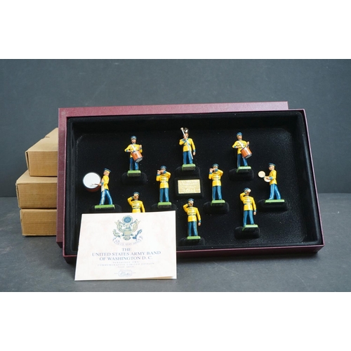 253 - Three boxed ltd edn Britains metal figure sets to include 5185 1881 Seaforth Highlinders, 5391 The U... 