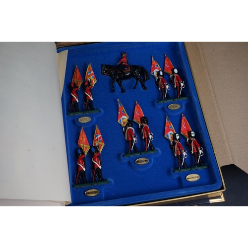 254 - Three boxed ltd edn Britains metal figure sets to include 5186 Welsh Guards, 5184 The Lifeguards and... 