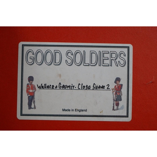 256 - Four boxed Good Soldiers Wallace & Gromit metal figure sets to include The Wrong Trousers x 2, A Clo... 