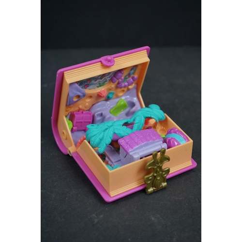 1048 - Seven Bluebird Polly Pocket playsets and figures to include Precious Puppies, Boutique Suitcase, etc... 