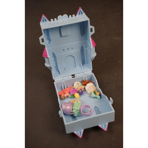 1048 - Seven Bluebird Polly Pocket playsets and figures to include Precious Puppies, Boutique Suitcase, etc... 