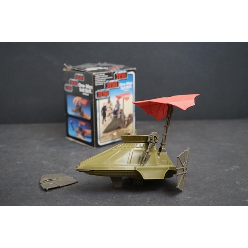 1052 - Star Wars - Three boxed original Kenner Star Wars vehicles and accessories to include One-Man Sail S... 