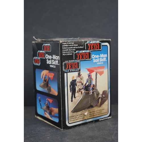 1052 - Star Wars - Three boxed original Kenner Star Wars vehicles and accessories to include One-Man Sail S... 