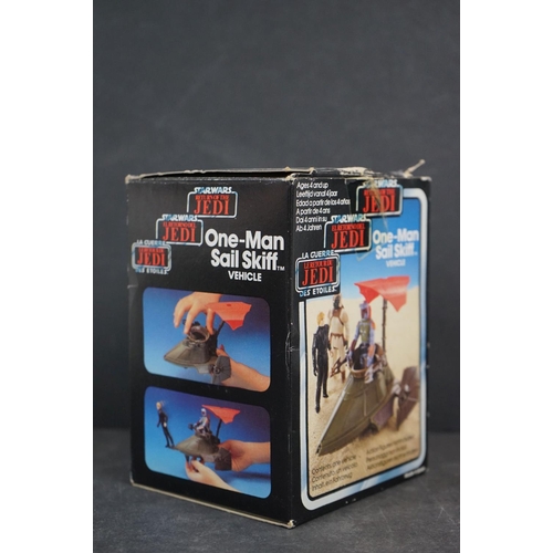 1052 - Star Wars - Three boxed original Kenner Star Wars vehicles and accessories to include One-Man Sail S... 