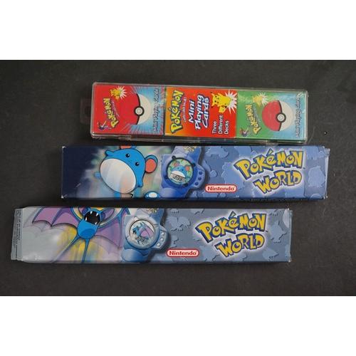 1054 - Collection of sealed Pokemon trading cards and related collectables to include 2-Player Starter Set,... 