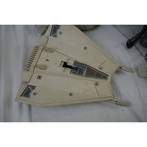 1068 - Star Wars - 12 x Original Kenner Star Wars vehicles to include Millennium Falcon, AT-AT, 2 x AT-ST, ... 