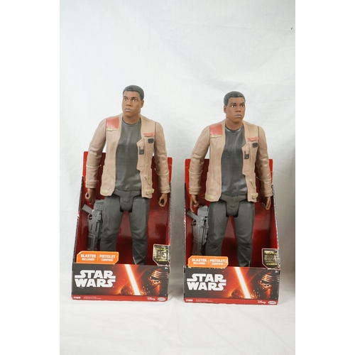 1069 - Star Wars - Five boxed and carded Star Wars action figures to include Applause Qui-Gon Jinn Mega Col... 