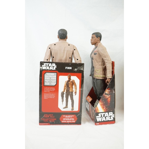 1069 - Star Wars - Five boxed and carded Star Wars action figures to include Applause Qui-Gon Jinn Mega Col... 