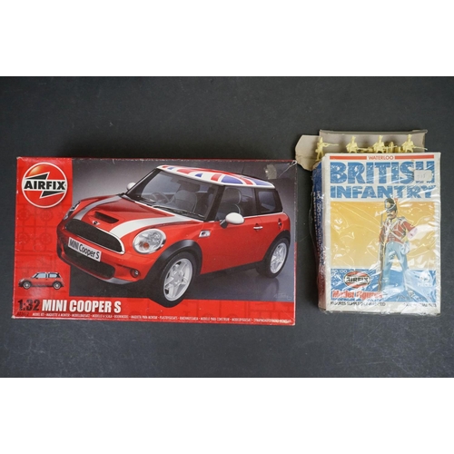 1078 - 14 x Boxed unbuilt plastic model kits to include 8 x Airfix featuring A03701 1:48 British Forces Inf... 